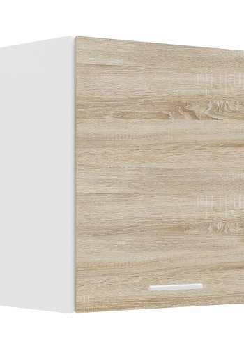 VCM NORDIC Esilo 57 Kücheneckschrank, m. 1 Tür und 1 Einlegeboden - Weiß und Naturholz