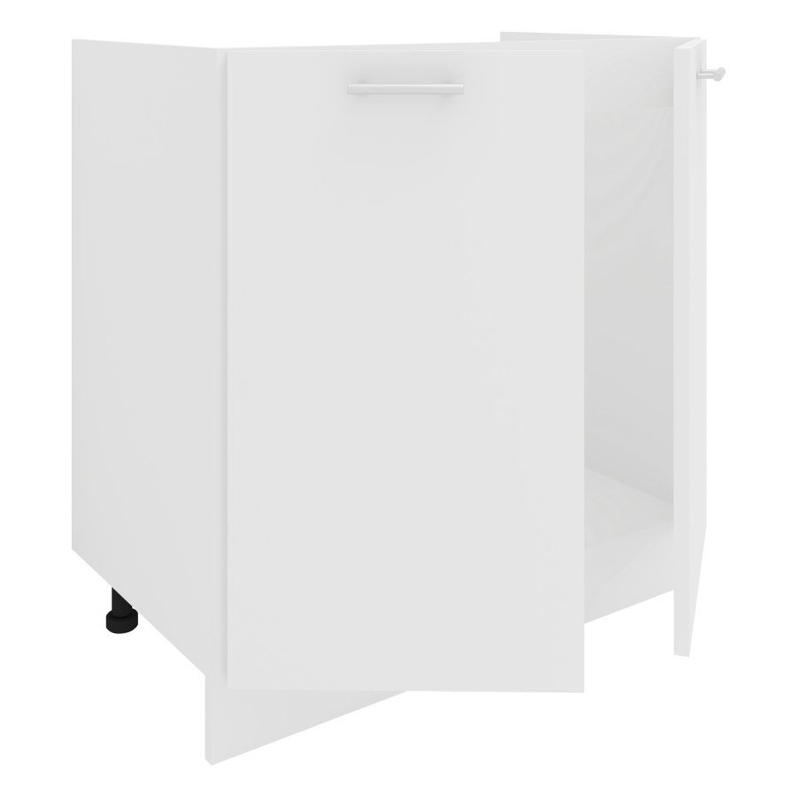 VCM NORDIC Esilo kjkkenvaskskap, m. 2 drer - hvitt tre