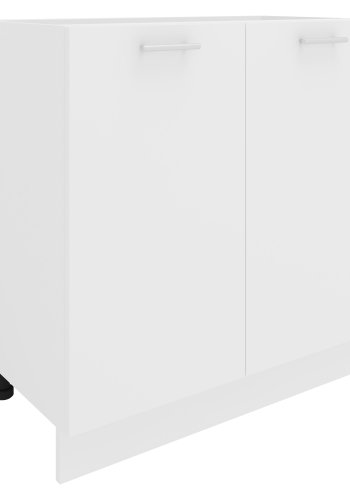 VCM NORDIC Esilo 80 Küchenschrank, m. 2 Türen und 1 Einlegeboden - Holz weiß