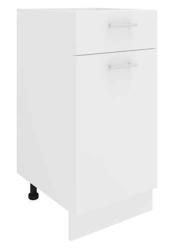 VCM NORDIC Esilo kjkkenskap, m. 1 dr, 1 skuff, 1 hylle - hvitt tre