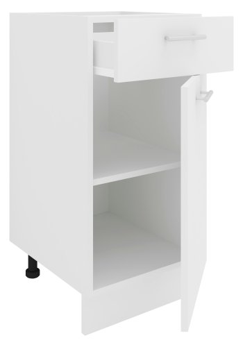 VCM NORDIC Esilo kjkkenskap, m. 1 dr, 1 skuff, 1 hylle - hvitt tre