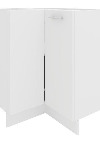 VCM NORDIC Esilo Küchen-Eckschrank, m. 1 Tür und 1 Einlegeboden - Holz weiß