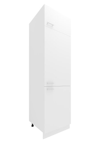 VCM NORDIC Esilo Küchenhochschrank, mit 3 Türen und 4 Einlegeböden – Holz weiß