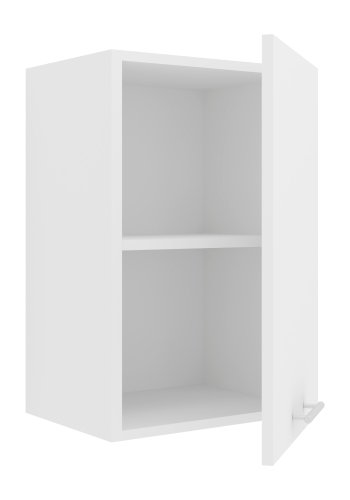 VCM NORDIC Esilo 1-türiger 40 Küchen-Hängeschrank, mit 1 Tür und 1 Einlegeboden – Holz weiß