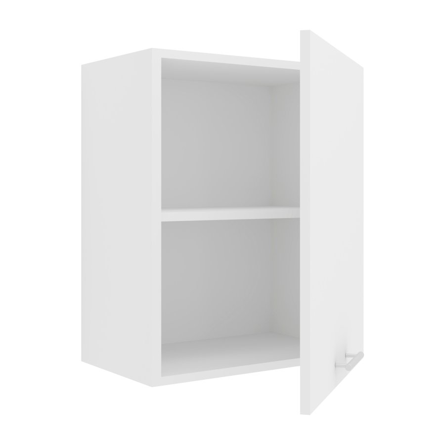 VCM NORDIC Esilo 1-türiger 50 Küchen-Hängeschrank, m. 1 Tür und 1 Einlegeboden - Holz weiß