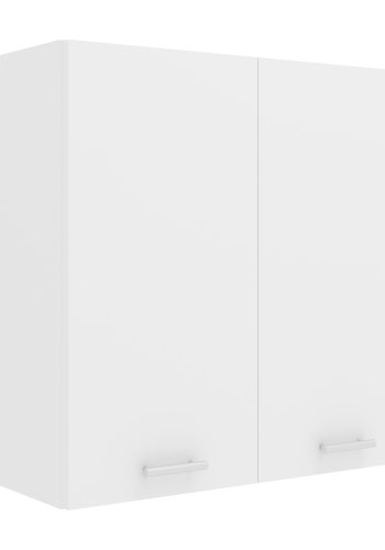 VCM NORDIC Esilo 2-türiger 60er Küchen-Hängeschrank, m. 2 Türen und 1 Einlegeboden - Holz weiß