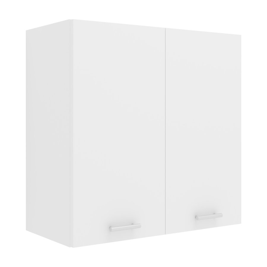 VCM NORDIC Esilo 2-türiger 60er Küchen-Hängeschrank, m. 2 Türen und 1 Einlegeboden - Holz weiß