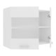 VCM NORDIC Esilo Küchen-Hängeschrank, m. 2 Glastüren und 1 Einlegeboden - Holz weiß