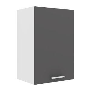 VCM NORDIC Esilo 1 dr 40 kkken vgskab, m. 1 lge og 1 hylde - hvid og antracitgr tr