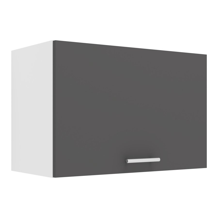 VCM NORDIC Esilo 1 drs 60 kjkken overskap, m. 1 dr - hvit og antrasittgr tre