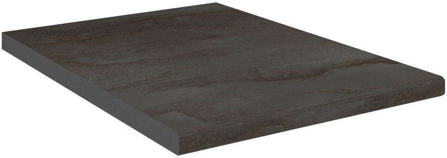 VCM NORDIC Esilo 60 Tischplatte, quadratisch - anthrazitgraues Holzwerkstoff (60x60)