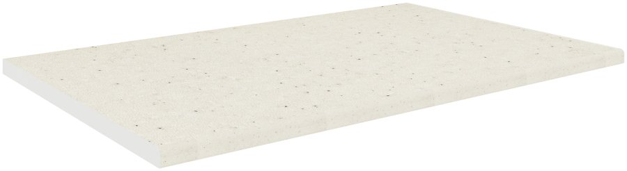 VCM NORDIC Esilo 100 Tischplatte, rechteckig - Weiß Verbundholz (100x60)