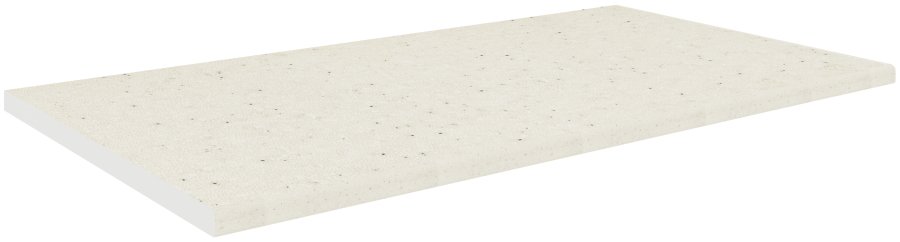 VCM NORDIC Esilo 120 Tischplatte, rechteckig - Weiß Verbundholz (120x60)