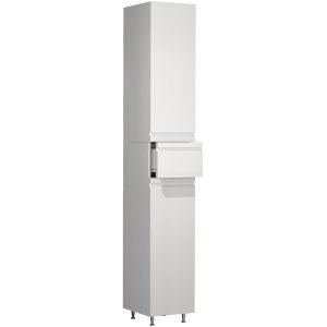 VCM NORDIC Silora badevrelse hjskab, m. 2 lger, 2 hylder, 1 skuffe - hvid tr