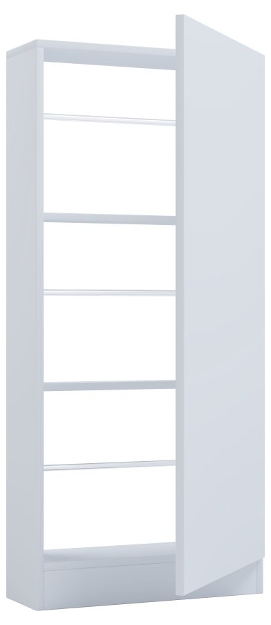 VCM NORDIC Fulisa Schuhschrank, m. 1 Tür, 2 Einlegeböden – Holz weiß