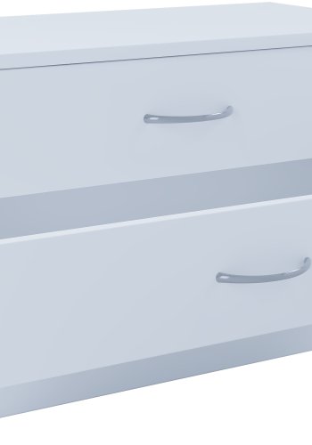 VCM NORDIC Balia Kommode/Bank, m. 2 Schubladen - Holz weiß