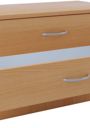 VCM NORDIC Balia Kommode/Bank, m. 2 Schubladen - Naturholz