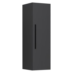 VCM NORDIC Arila L väggskp, m. 1 dörr och 2 hyllor - antracitgrtt trä