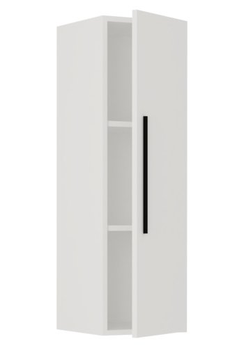 VCM NORDIC Arila L Hängeschrank, m. 1 Tür und 2 Einlegeböden – Holz weiß