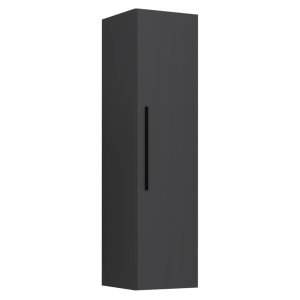 VCM NORDIC Arila XL väggskp, w. 1 dörr och 3 hyllor - antracitgrtt trä