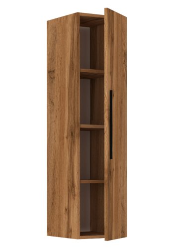 VCM NORDIC Arila XL Hängeschrank, m. 1 Tür und 3 Einlegeböden - Naturholz