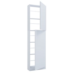 VCM NORDIC Fulisa XL skoskab, m. 2 lger, 4 hylder - hvid tr