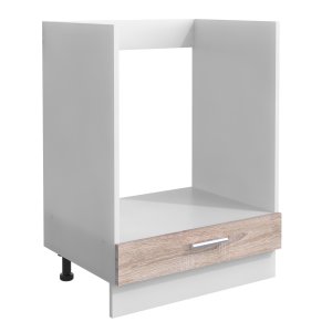 VCM NORDIC Esilo kkken ovnskab, m. 1 lge, justerbare fdder - hvid og natur tr