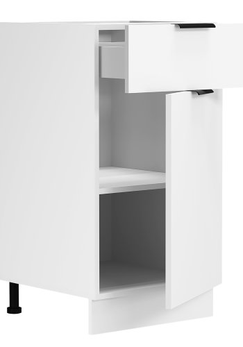 VCM NORDIC Fasola Küchenunterschrank, m. 1 Tür, 1 Schublade, 1 Einlegeboden - Holz weiß (B:40)