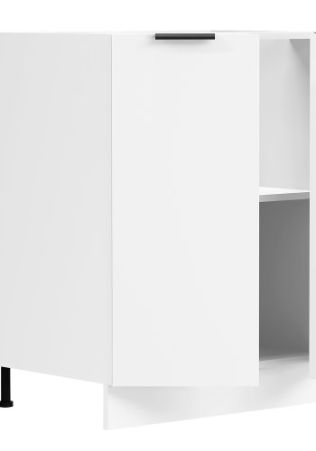 VCM NORDIC Fasola kjkkenunderskap, m 2 drer, 1 hylle - hvit tre (B:60)