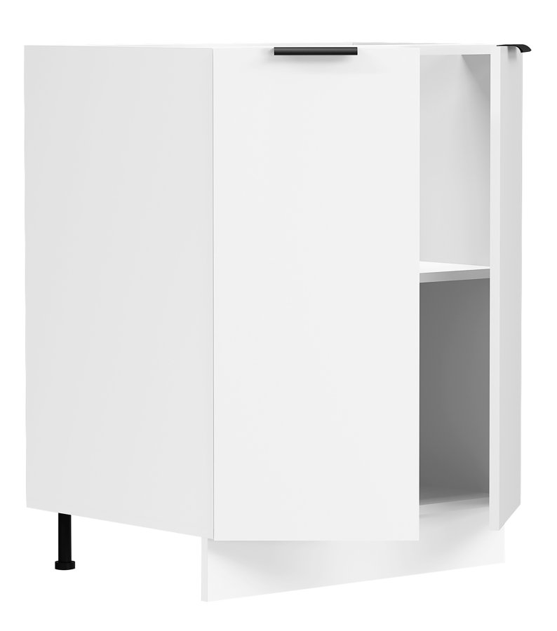 VCM NORDIC Fasola kjkkenunderskap, m 2 drer, 1 hylle - hvit tre (B:60)