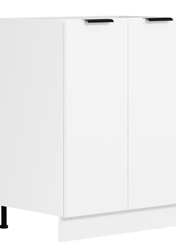 VCM NORDIC Fasola kjkkenunderskap, m 2 drer, 1 hylle - hvit tre (B:60)