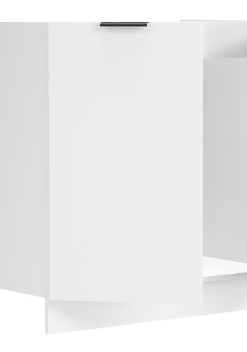 VCM NORDIC Fasola Küchenunterschrank für Spüle, m. 2 Türen - Holz weiß (B:80)