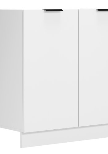 VCM NORDIC Fasola Küchenunterschrank für Spüle, m. 2 Türen - Holz weiß (B:80)