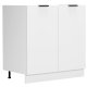 VCM NORDIC Fasola Küchenunterschrank für Spüle, m. 2 Türen - Holz weiß (B:80)