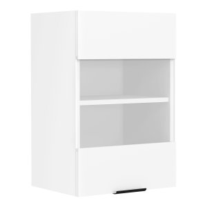 VCM NORDIC Fasola kkken vgskab, m. 1 glaslge og 1 hylde - hvid tr (B:40)