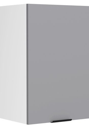 VCM NORDIC Fasola Küchen-Hängeschrank, m. 1 Tür und 1 Einlegeboden - Anthrazitgrau/Weiß Holz (B:40)