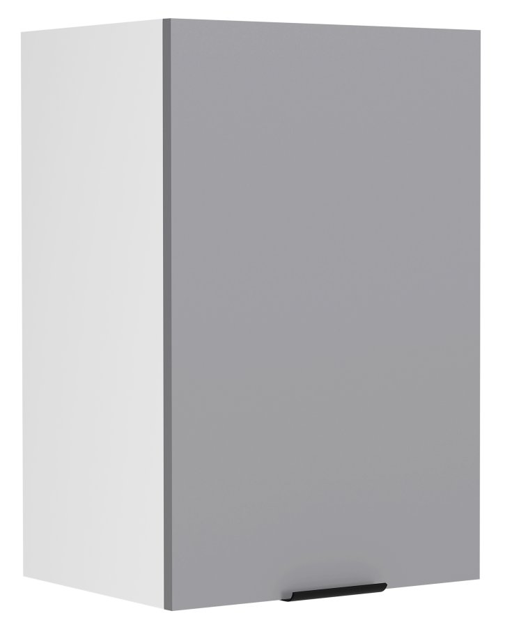VCM NORDIC Fasola Küchen-Hängeschrank, m. 1 Tür und 1 Einlegeboden - Anthrazitgrau/Weiß Holz (B:40)
