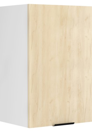VCM NORDIC Fasola Küchen-Hängeschrank, m. 1 Tür und 1 Einlegeboden - Holz natur/weiß (B:40)