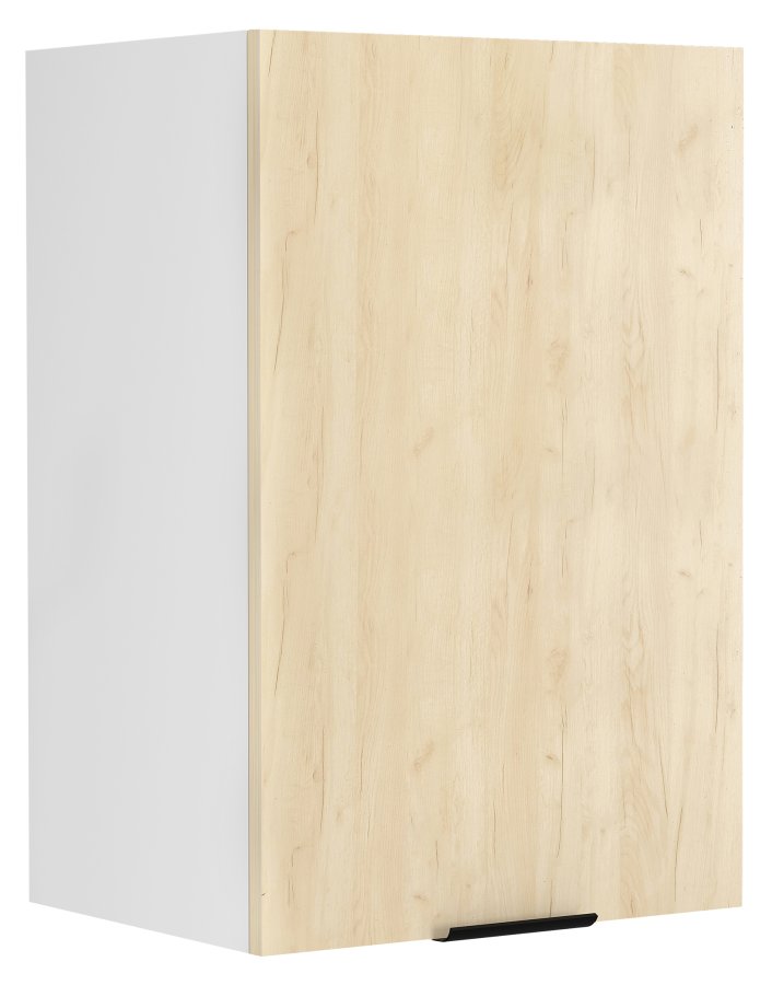 VCM NORDIC Fasola Küchen-Hängeschrank, m. 1 Tür und 1 Einlegeboden - Holz natur/weiß (B:40)