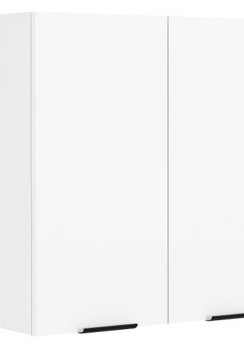 VCM NORDIC Fasola kjkken overskap, m. 2 drer og 1 hylle - hvitt tre (B:60)