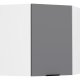 VCM NORDIC Fasola Küchen-Eckwandschrank, m. 1 Tür und 1 Einlegeboden - Anthrazitgrau/Weiß Holz (B:57)