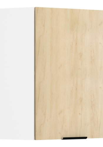 VCM NORDIC Fasola kjkken hjrne overskap, m. 1 dr og 1 hylle - natur/hvitt tre (B:57)