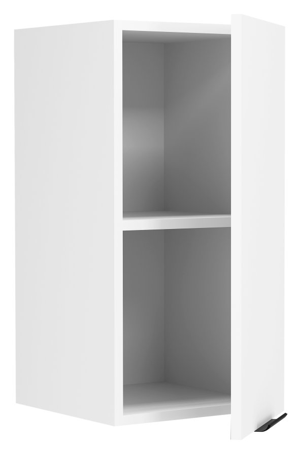 VCM NORDIC Fasola Küchen-Hängeschrank, m. 1 Tür und 1 Einlegeboden - Holz weiß (B:30)