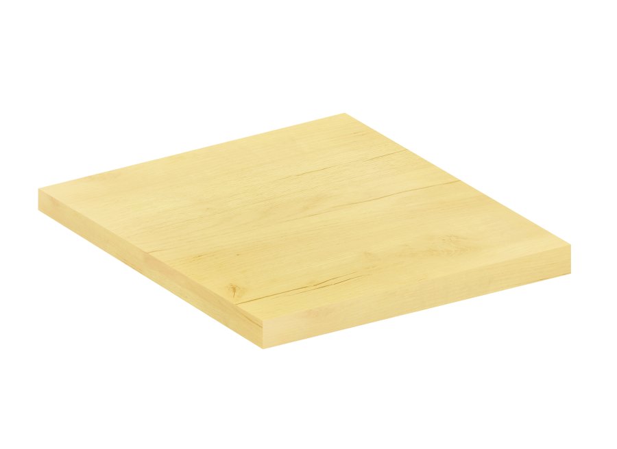 VCM NORDIC Fasola Küchenarbeitsplatte, quadratisch - Naturholz (60x60)