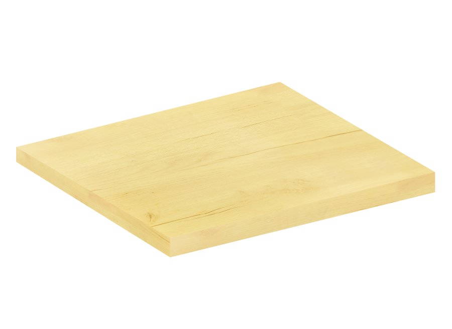 VCM NORDIC Fasola Küchenarbeitsplatte, rechteckig - Naturholz (80x60)