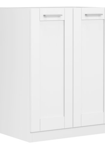 VCM NORDIC Colura Küchenunterschrank, m. 2 Türen, 1 Einlegeboden - Holz weiß (B:60)