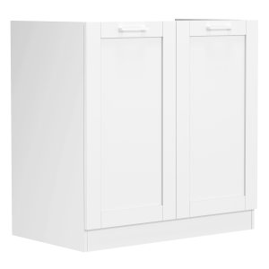 VCM NORDIC Colura kkkenunderskab til hndvask, m. 2 lger - hvid tr (B:80)