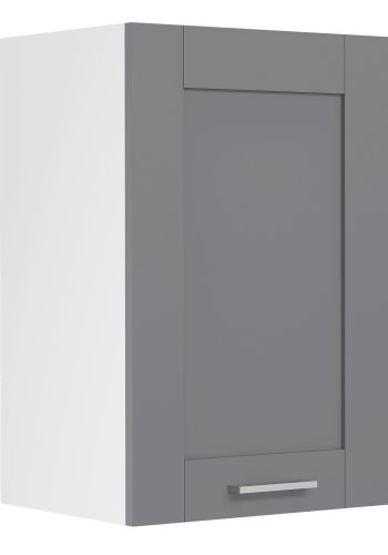 VCM NORDIC Colura Küchen-Hängeschrank, m. 1 Tür, 1 Einlegeboden - Anthrazitgrau/Weiß Holz (B:40)