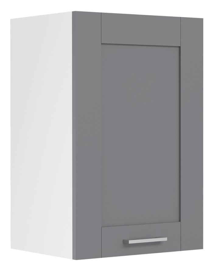 VCM NORDIC Colura Küchen-Hängeschrank, m. 1 Tür, 1 Einlegeboden - Anthrazitgrau/Weiß Holz (B:40)