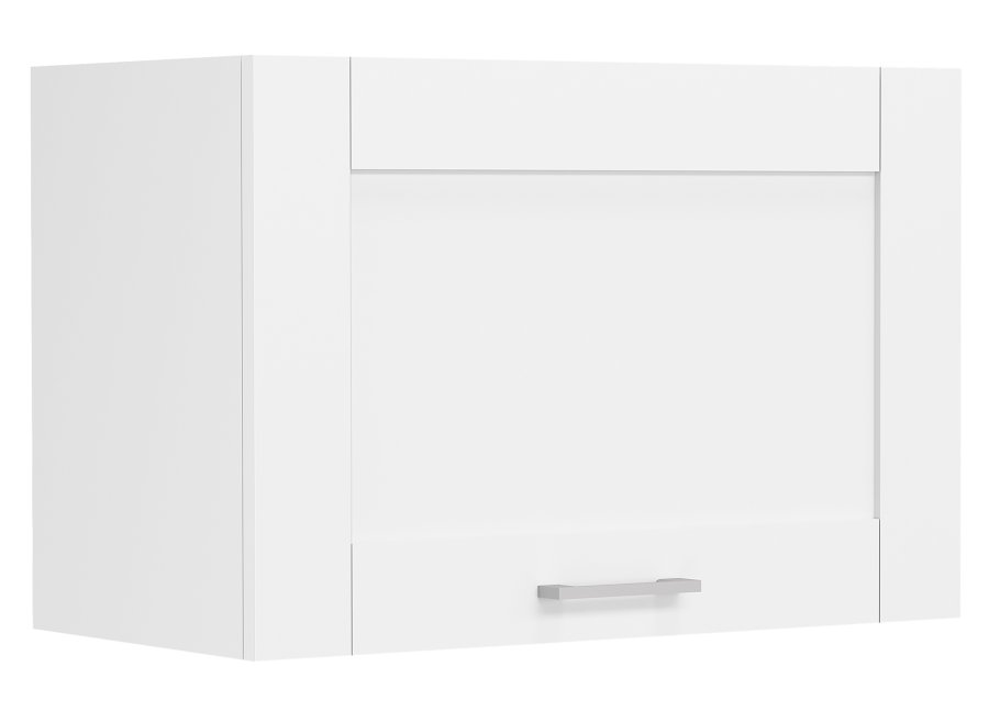 VCM NORDIC Colura Küchen-Hängeschrank über Dunstabzugshaube, mit 1 Tür – weißes Holz (B:60)